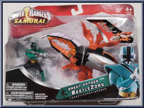 Green Ranger BeetleZord from Power Rangers Samurai - Zords manufactured by Bandai [Front]