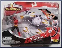 Red Ranger TigerZord from Power Rangers Samurai - Zords manufactured by Bandai [Front]