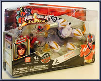 TigerZord and Mega Ranger Fire from Power Rangers Samurai - Zords manufactured by Bandai [Front]