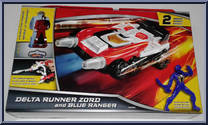 Delta Runner Zord and Blue Ranger Action Figure