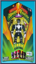 Zack Black Ranger from Power Rangers Super Megaforce - Legacy manufactured by Bandai [Front]