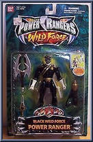 Black Wild Force Power Ranger from Power Rangers Wild Force - Basic Series manufactured by Bandai [Front]