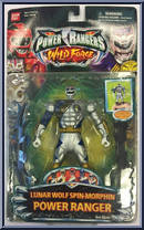 Lunar Wolf Spin-Morphin Power Ranger from Power Rangers Wild Force - Basic Series manufactured by Bandai [Front]