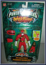 Red Wild Force Power Ranger from Power Rangers Wild Force - Basic Series manufactured by Bandai [Front]