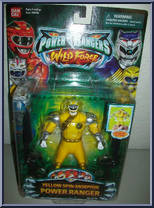 Yellow Spin-Morphin Power Ranger from Power Rangers Wild Force - Basic Series manufactured by Bandai [Front]