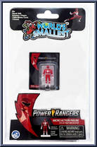 Red Ranger from Power Rangers - World's Smallest - Basic Series manufactured by Super Impulse [Front]