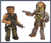 Extraction Dutch / Battle-Damaged Predator from Predator - Minimates - TRU - Wave 1 manufactured by Diamond Select [Loose]