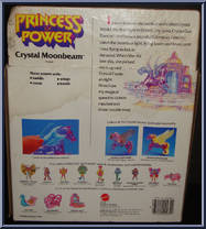 Crystal Moonbeam from Princess of Power - Accessories manufactured by Mattel [Back]