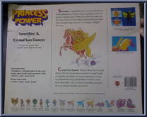 SweetBee & Crystal Sun Dancer from Princess of Power - Accessories manufactured by Mattel [Back]