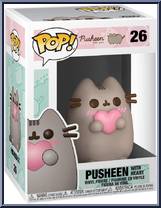 Pusheen (with Heart) from Pusheen the Cat - Pop! Vinyl Figures manufactured by Funko [Front]
