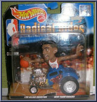 Allan Houston from Radical Rides - NBA manufactured by Mattel [Front]