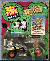 Rat Fink in his Sonic Scream Action Figure
