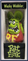 Rat Fink (Green) from Rat Fink - Wacky Wobblers manufactured by Funko [Front]
