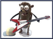 Rigby (Guitar, Hat) Action Figure