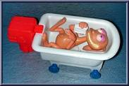 Bath Tub Ren Hoek from Ren and Stimpy - Deluxe Figures manufactured by Mattel [Loose]