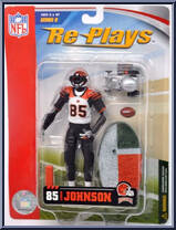 Chad Johnson (Cincinnati Bengals) from Re-Plays - NFL - Series II manufactured by Gracelyn Toys [Front]