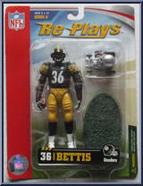 Jerome Bettis (Pittsburgh Steelers) from Re-Plays - NFL - Series II manufactured by Gracelyn Toys [Front]