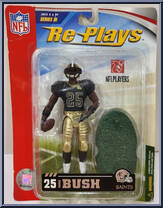 Reggie Bush (New Orleans Saints) from Re-Plays - NFL - Series III manufactured by Gracelyn Toys [Front]