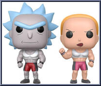 Buff Rick / Buff Summer from Rick and Morty - Pop! Sets manufactured by Funko [Loose]