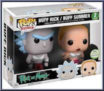 Buff Rick / Buff Summer from Rick and Morty - Pop! Sets manufactured by Funko [Front]