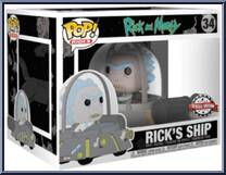 Rick's Ship from Rick and Morty - Pop! Rides manufactured by Funko [Front]