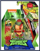 Raphael from Rise of the Teenage Mutant Ninja Turtles - Basic Series manufactured by Playmates [Front]