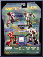 Lancer VFA-61 (Metallic) from Robotech - Alpha Super Poseable manufactured by Toynami [Back]