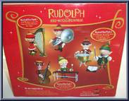 Musicians: Boy Elf Kettle Drums & Boss Elf Wand from Rudolph - Boxed Action Figures manufactured by Forever Fun [Back]