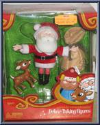 Santa Claus (Fabric Suit) from Rudolph - Talking Figures: Series 4 manufactured by Forever Fun [Front]
