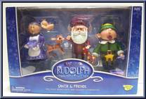 Santa & Friends from Rudolph - Action Figure Boxed Sets manufactured by Memory Lane [Front]