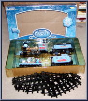 Rudolph's Red Nosed Express (4 Foot) from Rudolph - Interactive Toys manufactured by Memory Lane [Front]