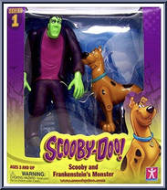 Scooby and Frankenstein's Monster from Scooby-Doo! - Series  1 manufactured by Character Options [Front]