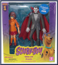 Velma and Dracula from Scooby-Doo! - Series  1 manufactured by Character Options [Front]