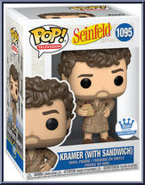 Kramer (with Sandwich) from Seinfeld - Pop! Vinyl Figures manufactured by Funko [Front]