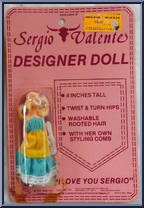 Girl (Blonde in Blue / Yellow Dress) Action Figure