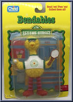 Big Bird from Sesame Street - Bendables manufactured by Child Dimension [Front]