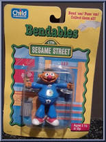 Ernie from Sesame Street - Bendables manufactured by Child Dimension [Front]