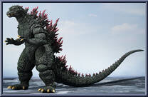 Godzilla (2000) from S.H. MonsterArts - Godzilla vs. Megaguirus manufactured by Bandai [Loose]