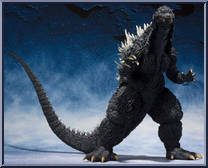 Godzilla from S.H. MonsterArts - Godzilla vs. Mechagodzilla manufactured by Bandai [Loose]