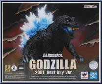Godzilla 2001 (Heat Ray Version) from S.H. MonsterArts - Godzilla manufactured by Bandai [Front]