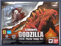 Godzilla 2014 (Poster Image Version) from S.H. MonsterArts - Godzilla manufactured by Bandai [Front]
