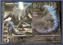 Godzilla 2014 (Spit Fire Version) from S.H. MonsterArts - Godzilla manufactured by Bandai [Back]