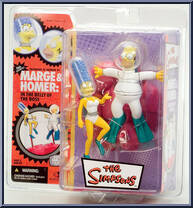 Belly of the Boss (Homer & Marge) from Simpsons - Series 1 manufactured by McFarlane [Front]