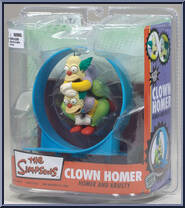 Clown Homer (Homer & Krusty) from Simpsons - Series 2 manufactured by McFarlane [Front]