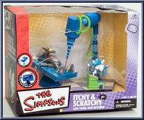 Itchy and Scratchy (Spay Anything) from Simpsons - Box Sets manufactured by McFarlane [Front]
