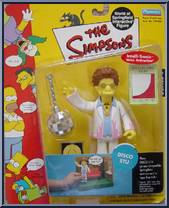 Disco Stu from Simpsons - Series  9 manufactured by Playmates [Front]