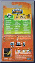 Flameslinger (Gold) from Skylanders - Giants - Series 2 manufactured by Activision [Back]