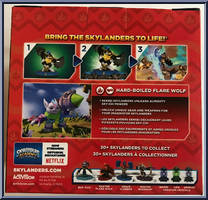 Hard-Boiled Flare Wolf from Skylanders - Imaginators - Basic Series manufactured by Activision [Back]