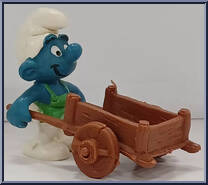 Gardener Smurf from Smurfs - Super Smurfs manufactured by Peyo [Loose]