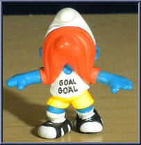Goal Goal Smurf from Smurfs - Soccer manufactured by Peyo [Loose]